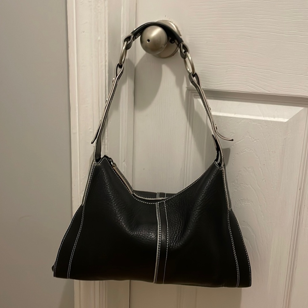 Kenneth Cole leather black handbag
